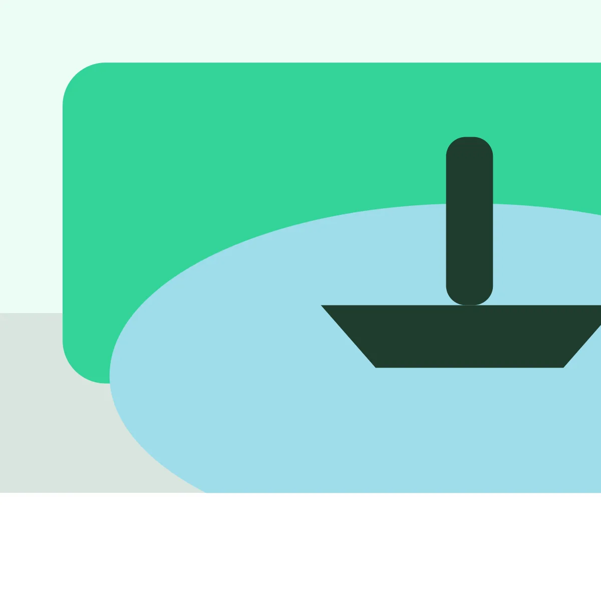 Three weighted pool vacuum heads beside a manual vacuum hose